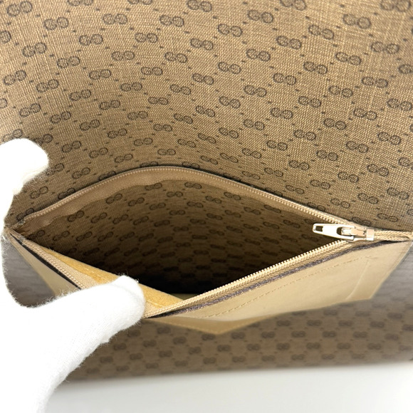 Vintage Gucci Sherry Line Micro Gg Tote #158938G12B - Picture 14 of 15